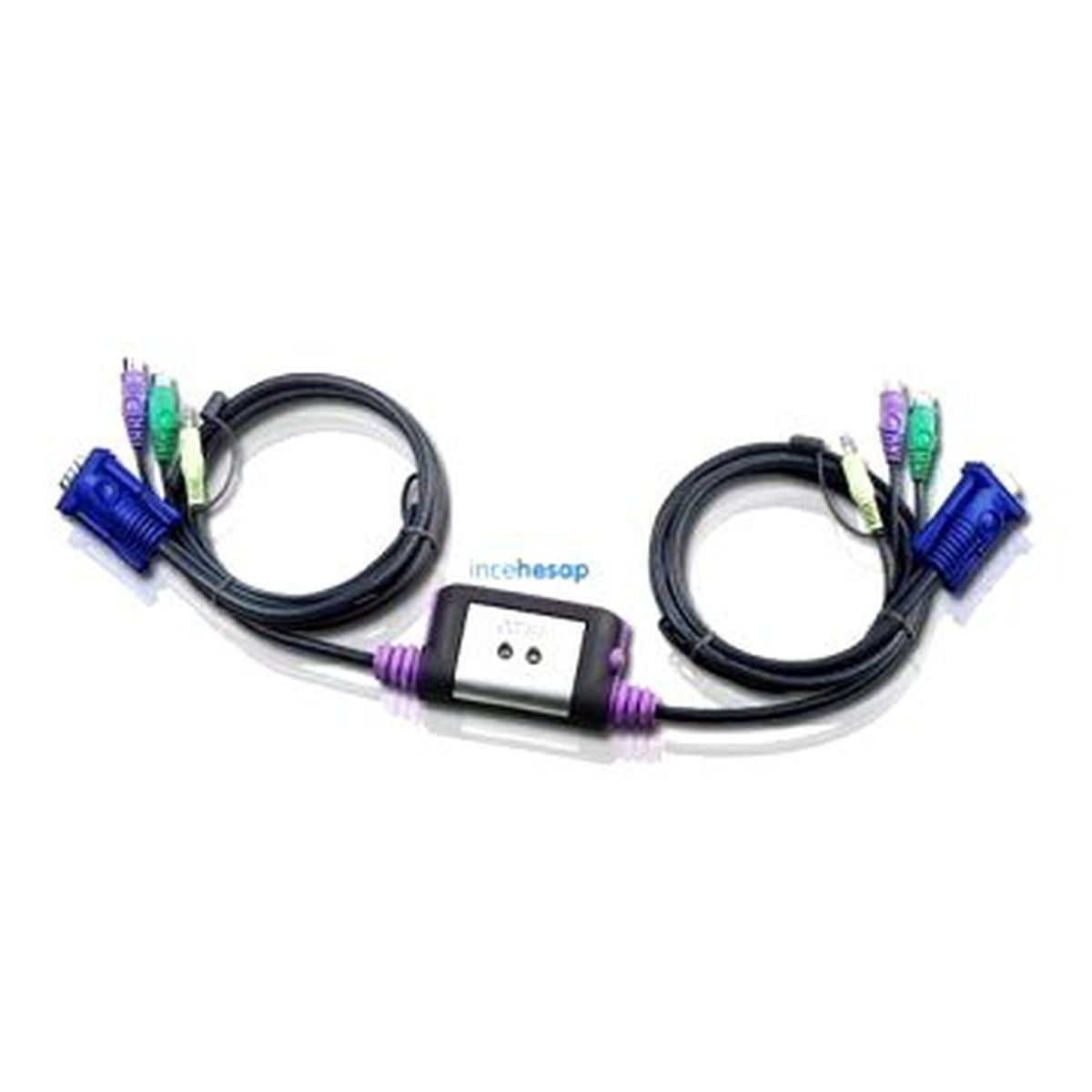 Aten Cs62a-A7 2 Portlu Ps/2 Vga Kvm Switch