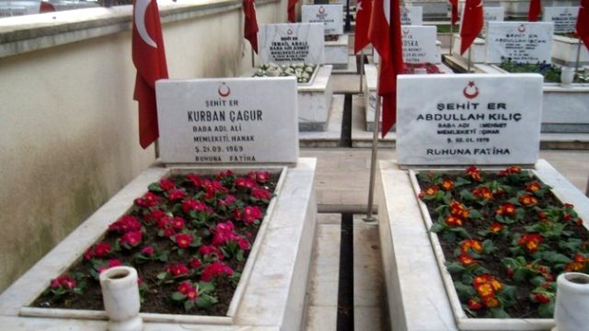 Garnizon Şehitliği Çiçeklerle Süslendi