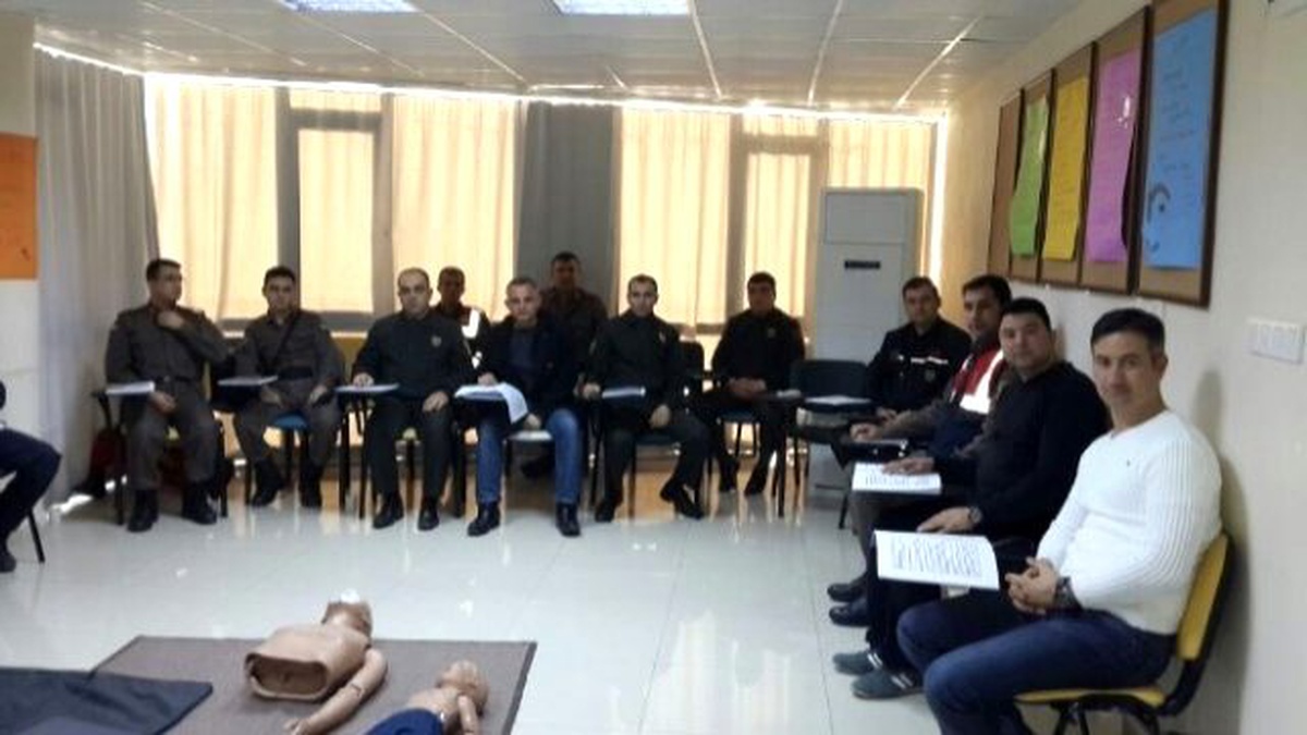 Jandarma Personeline İlk Yardım Kursu