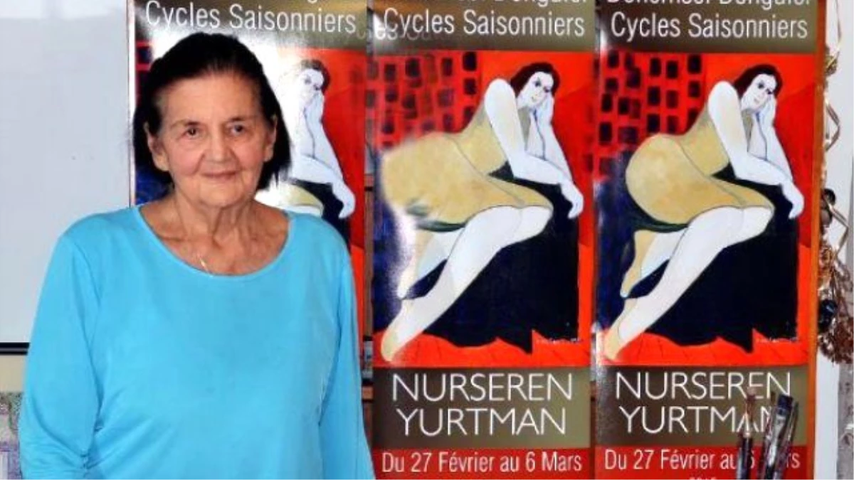 Ressam Nurseren Yurtman\'ın Eserleri Paris\'te Sergilenecek (2)