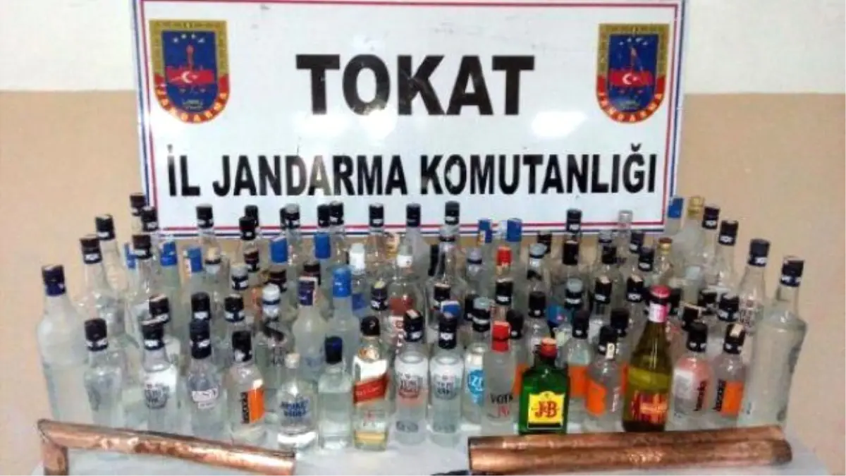 Tokat\'ta Sahte Rakı Operasyonu