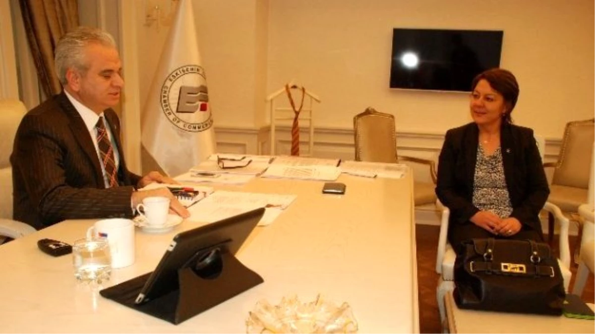 AK Parti Aday Adayı Prof. Dr. Arzu Çiçek, Eto Başkanı Güler ile Görüştü