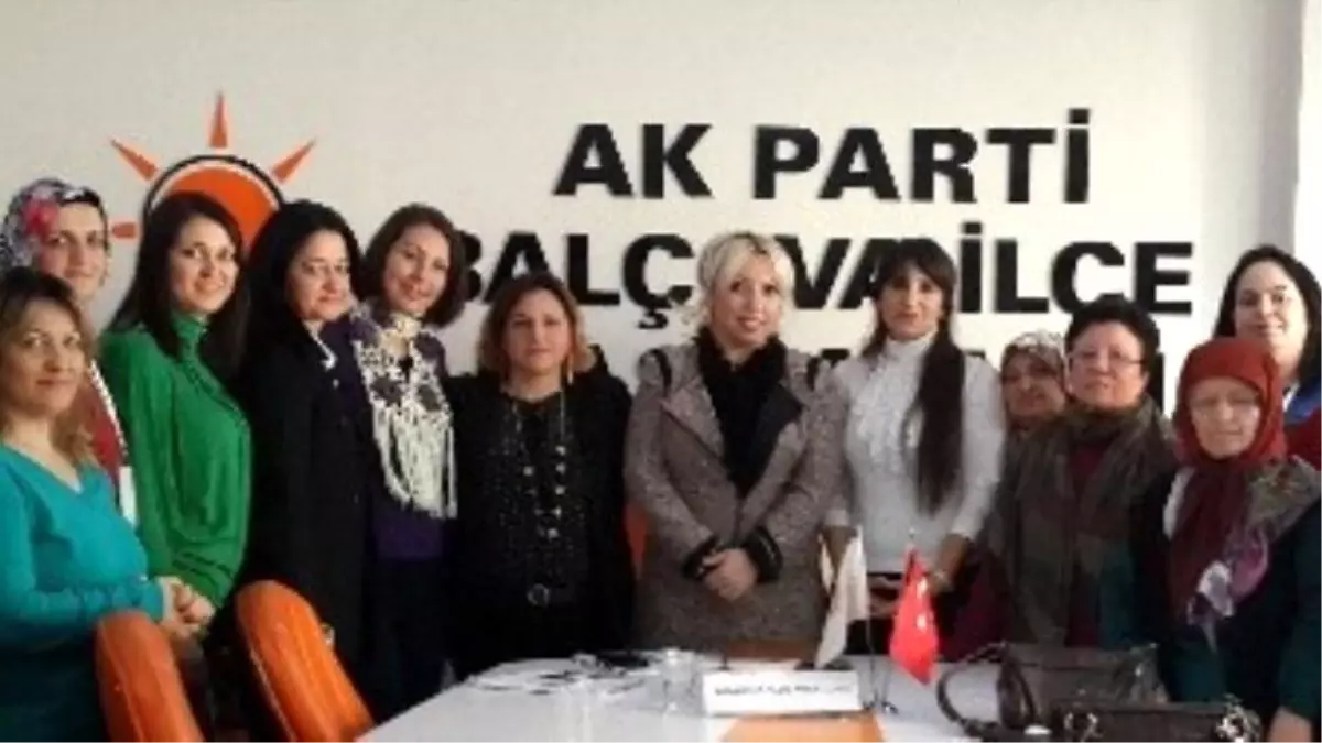 Ak Partili Meltem Ölmez\'e Kadın Partililerden Büyük İlgi