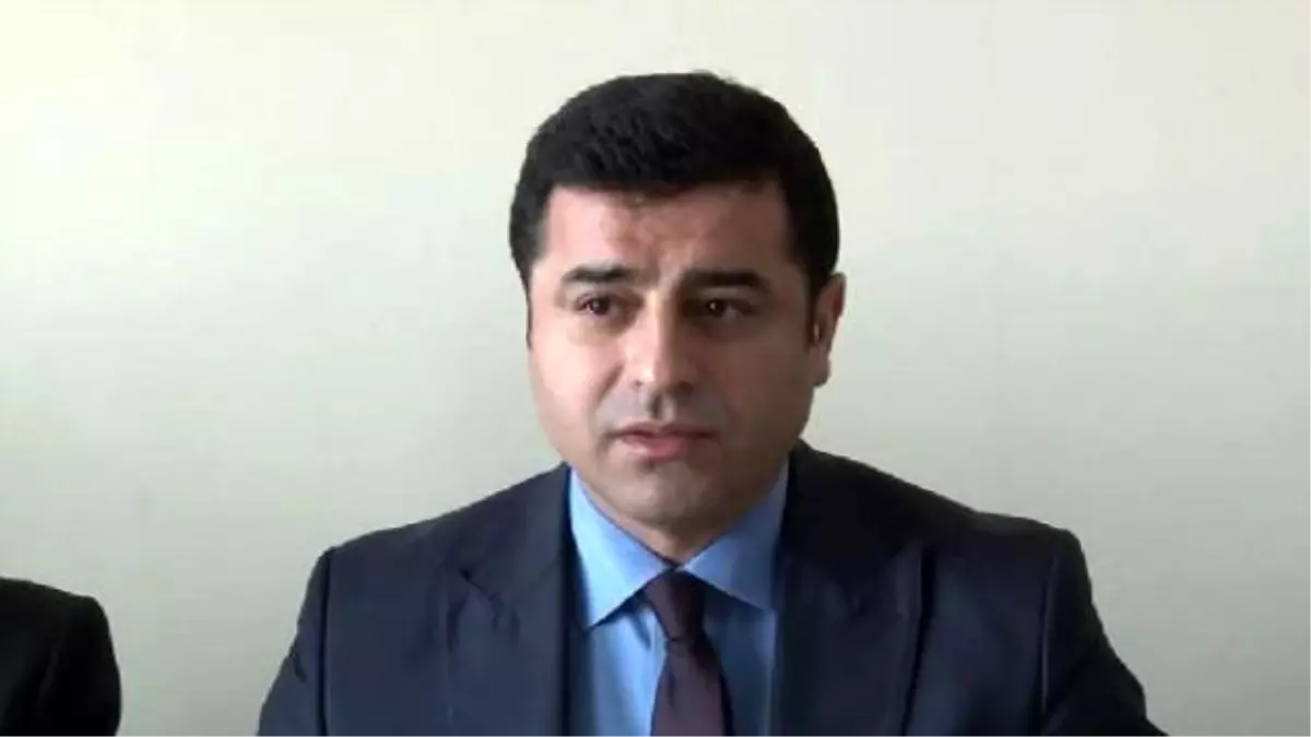 Demirtaş"Bir Kişi MHP\'li Diye Katledemezsiniz"