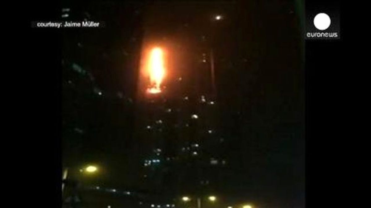 Dubai\'de Korkutan Yangın