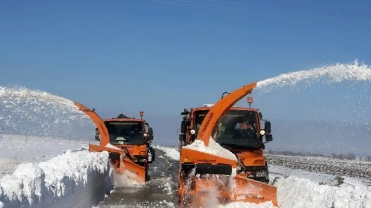 Eskişehir\'de Kar Temizleme Çalışmaları