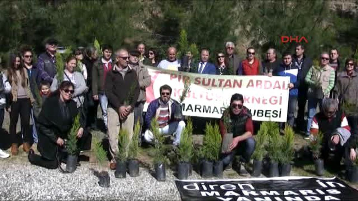Marmaris - Özgecan İçin Fidan Diktiler