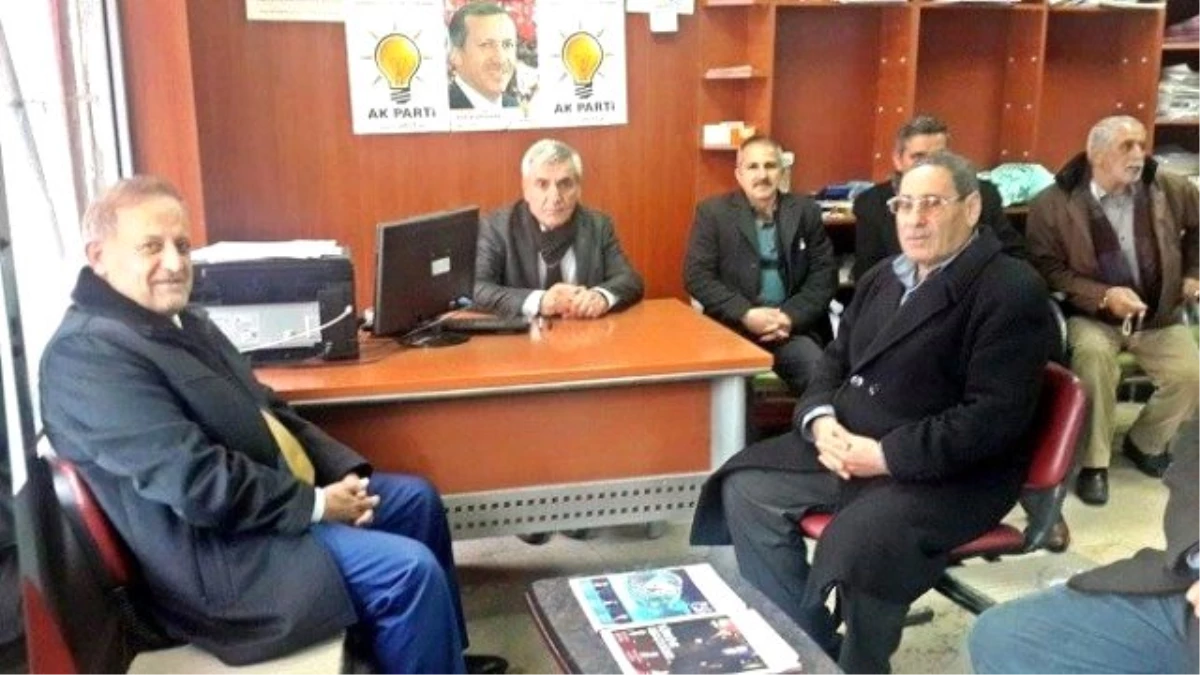 Özet AK Parti Gerger İlçe Teşkilatını Ziyaret Etti