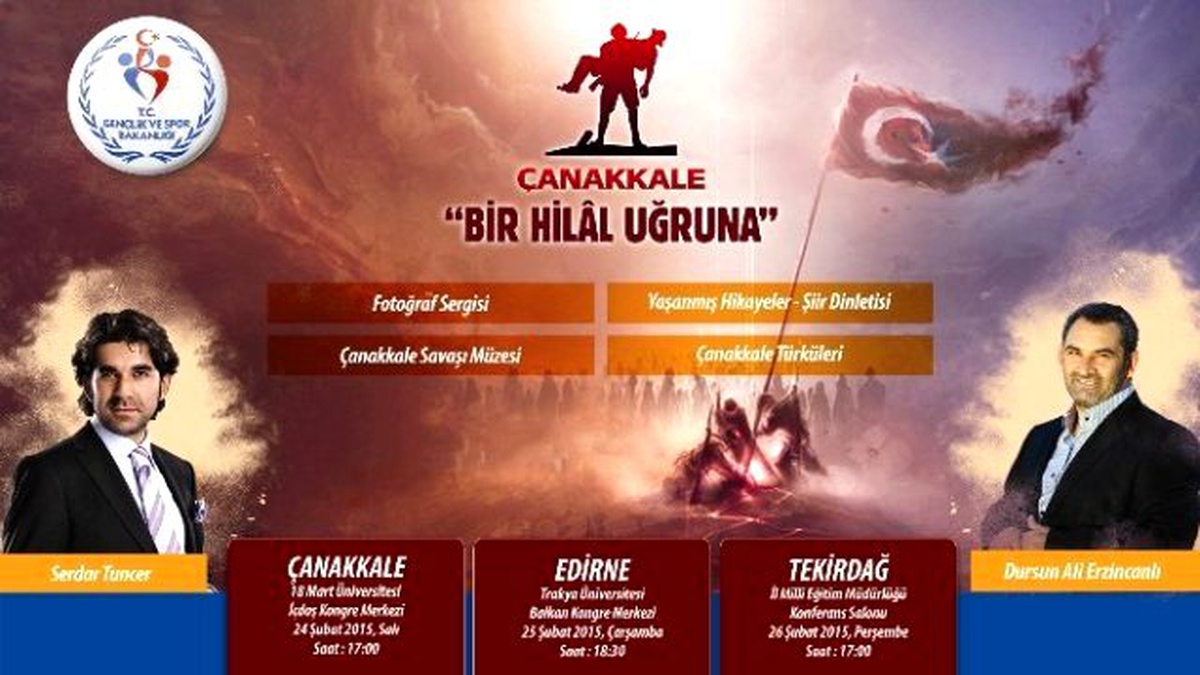 Çanakkale Ruhu Üç ile Daha Taşınacak