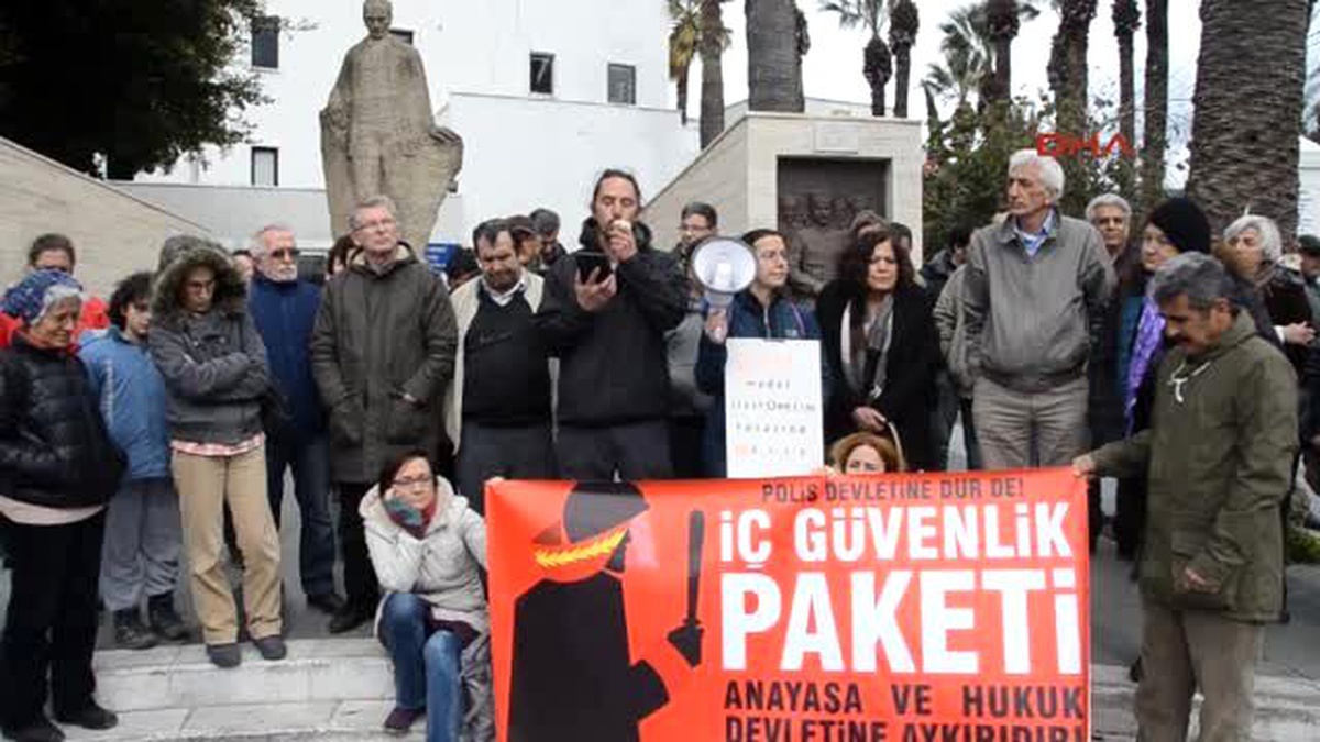 İç Güvenlik Yasa Tasarısı\'na Bhh Bodrum\'dan Tepki