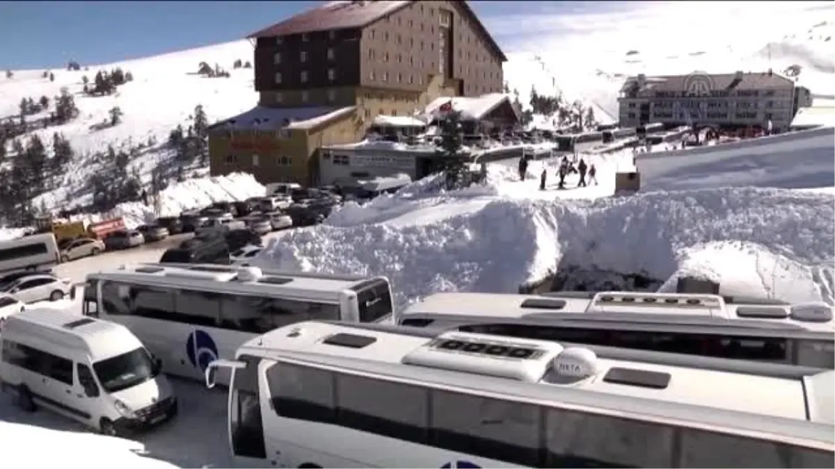 Kartalkaya\'da Kar Kalınlığı 3,5 Metreye Ulaştı