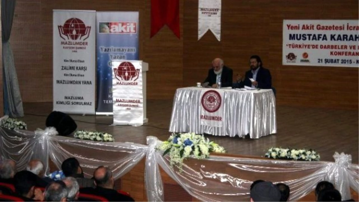 Mustafa Karahasanoğlu\'ndan \'Darbeler ve Basın Özgürlüğü\' Konferansı
