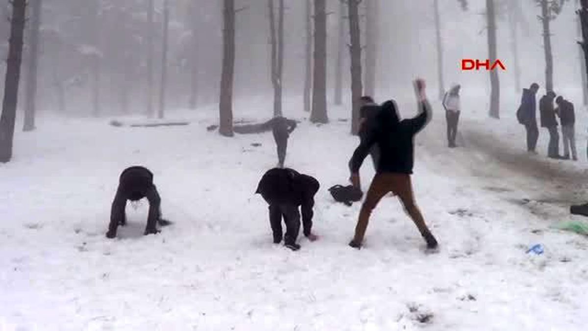Ordu?da Kartpostallık Kar Görüntüleri
