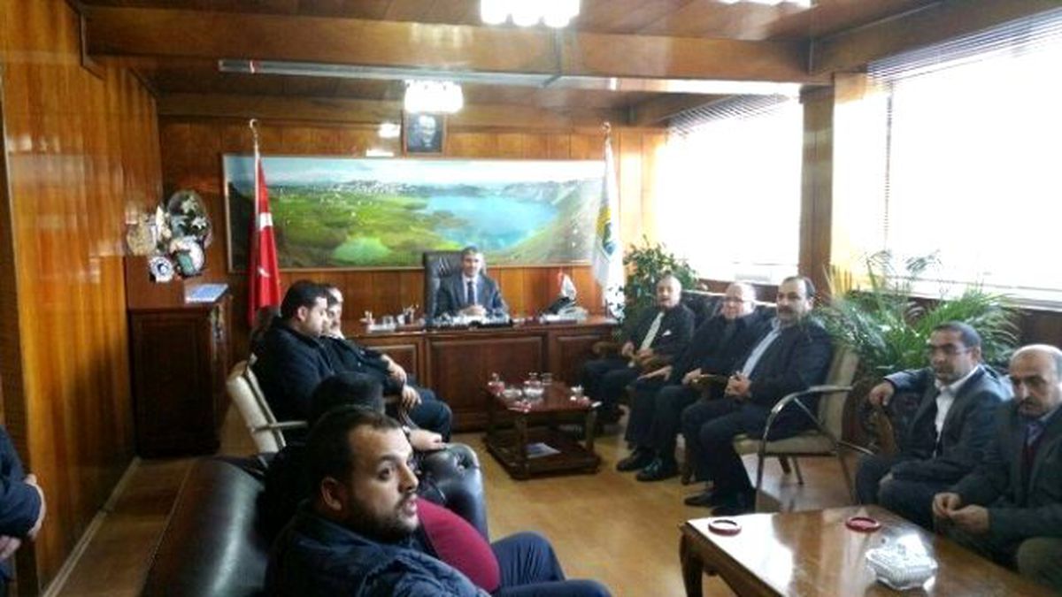 Aday Adayı Dağdağan\'dan Başkan Aksoy\'a Ziyaret