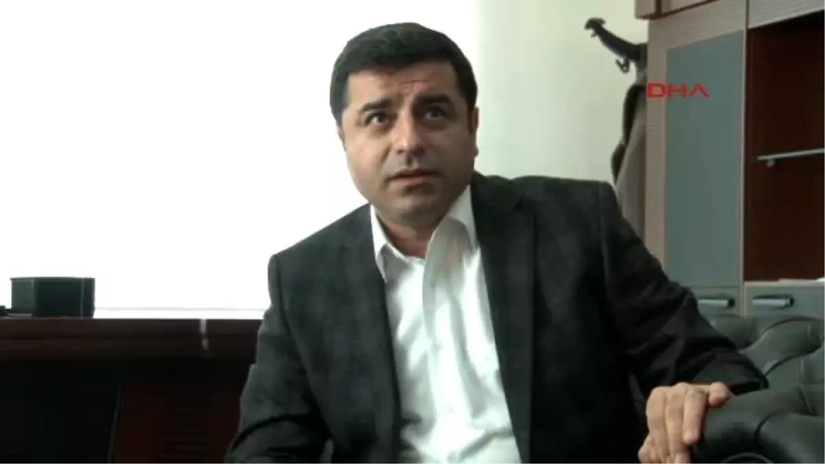 Diyarbakır-1- Demirtaş Hükümet,ışid ile Mücadele Konusunda Pyd ile İşbirliğinin Önemli Olduğunu...