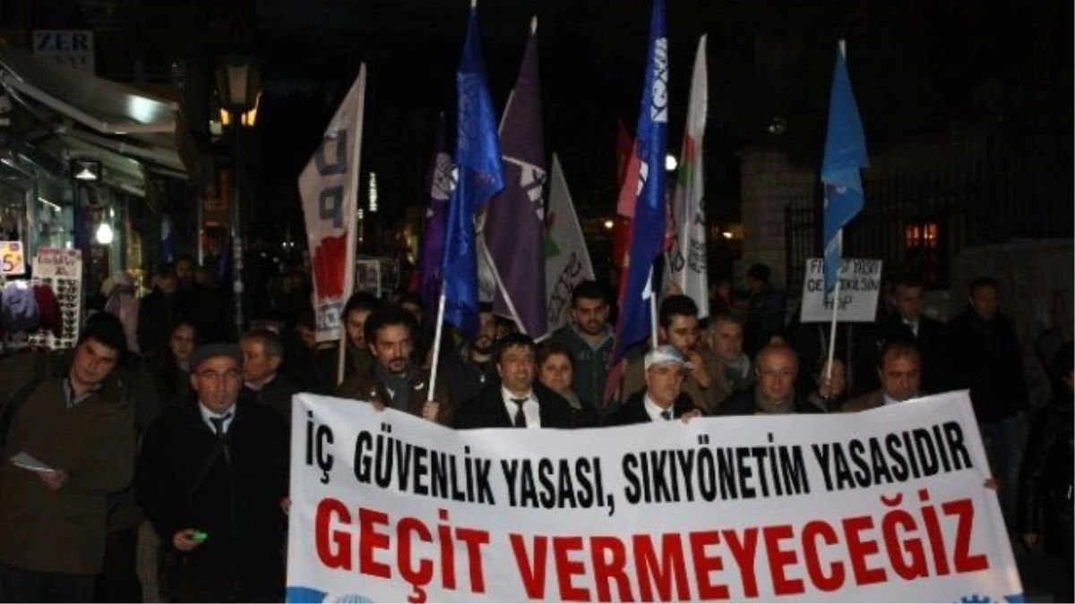 İç Güvenlik Yasa Tasarısı\'na Protesto