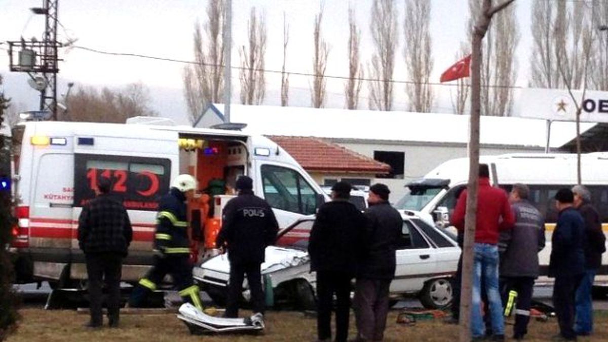 Kütahya\'da Trafik Kazası: 1 Yaralı