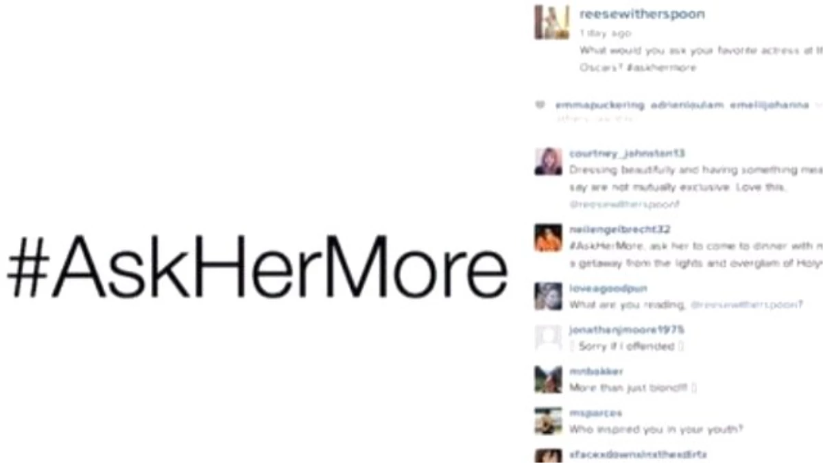 Reese Witherspoon Wants Reporters To #askhermore Than Who Made Her Dress