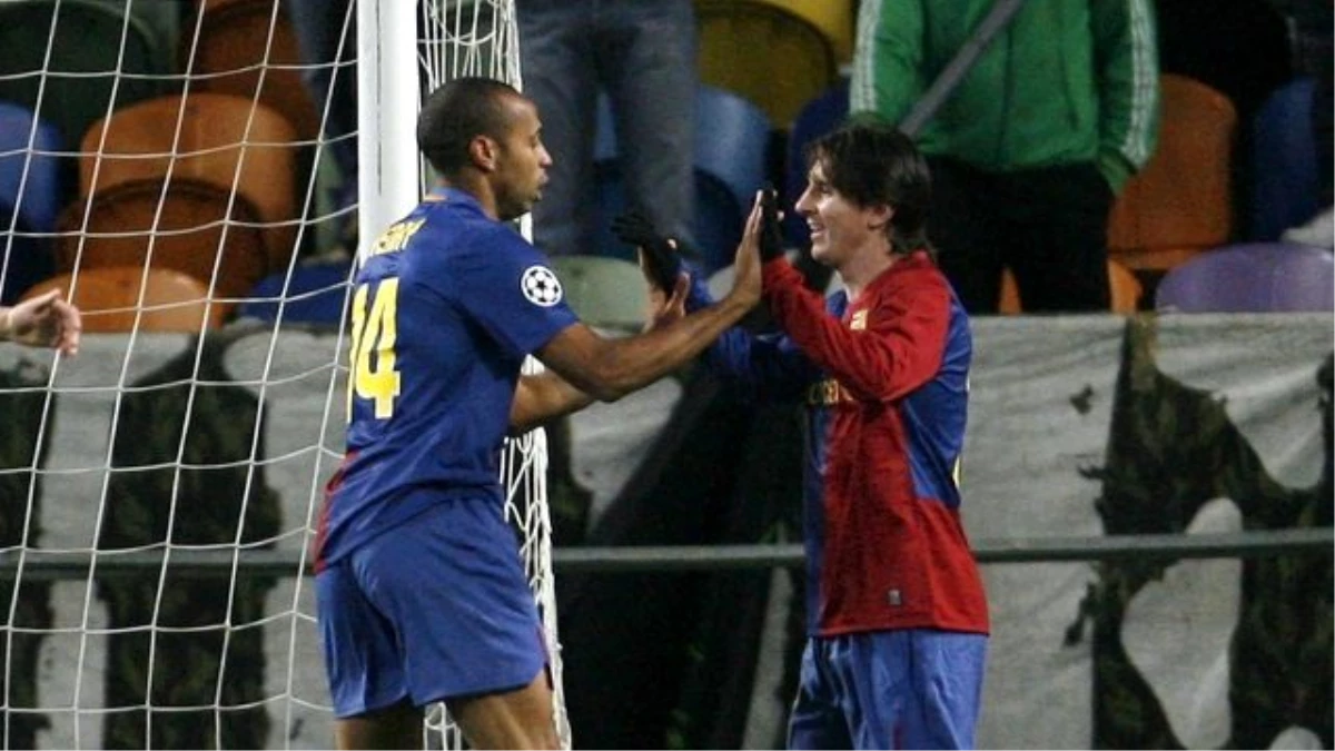 Thierry Henry\'ye Göre Messi Ronaldo\'dan İyi