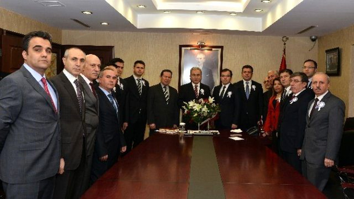 Vali Büyük, Vergi Dairesi Heyetini Kabul Etti