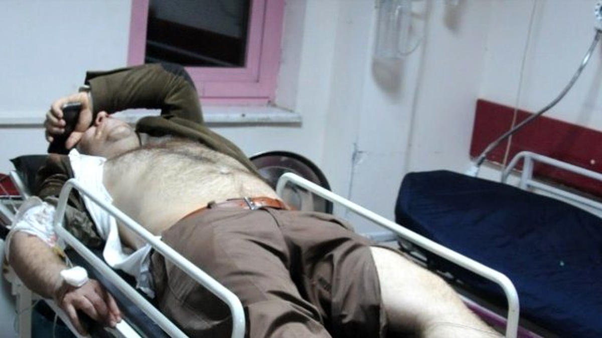 Alkollü Vatandaş İnşattan Düştü