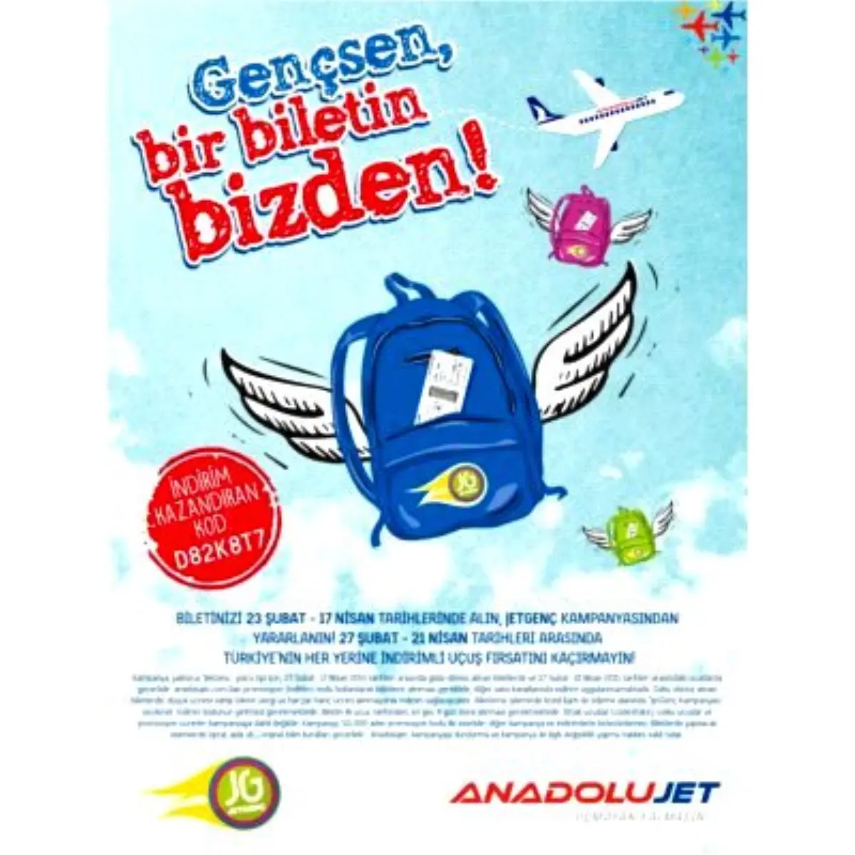 Anadolujet\'in Jetgenç Fırsatları Devam Ediyor
