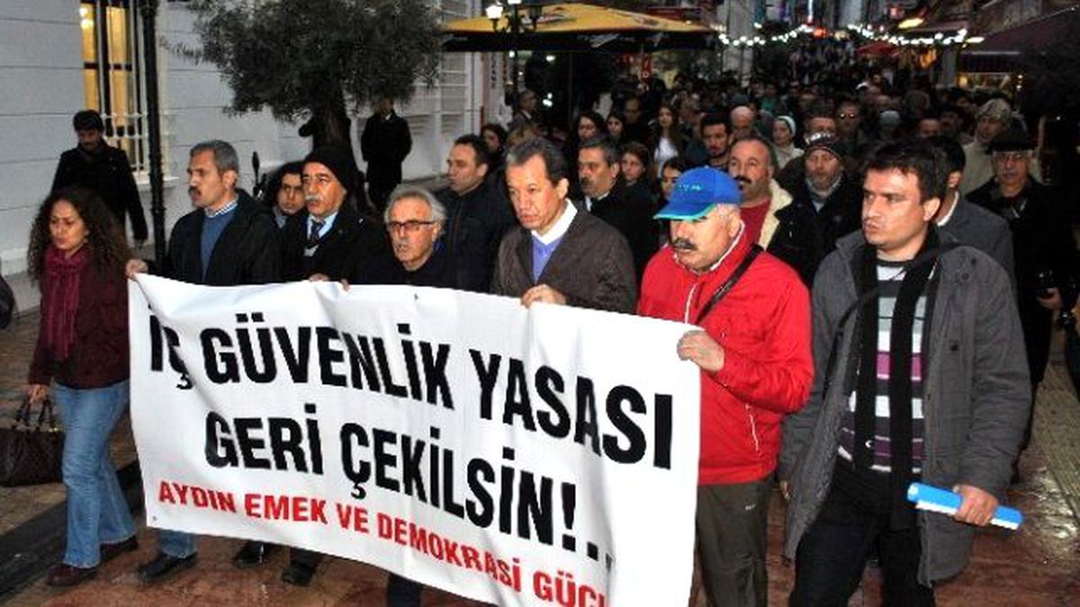 Aydın\'da Güvenlik Tasarısı Yürüyüşü