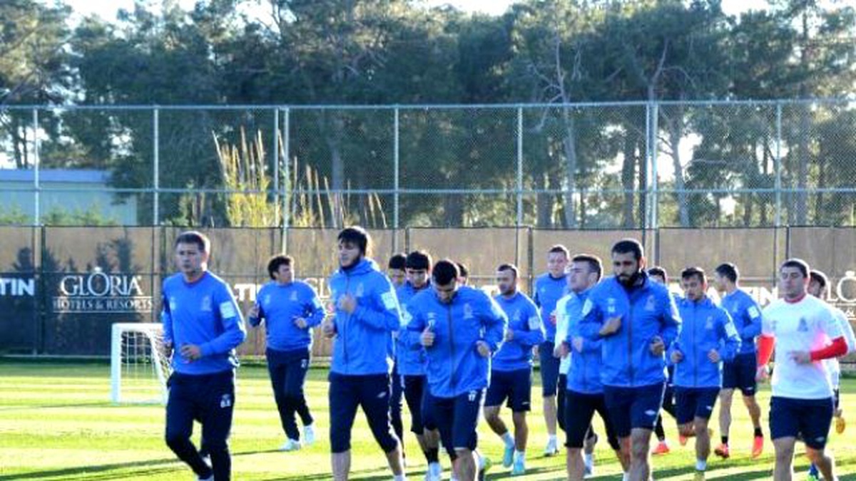 Azerbaycan A Milli Futbol Takımı Antalya\'da