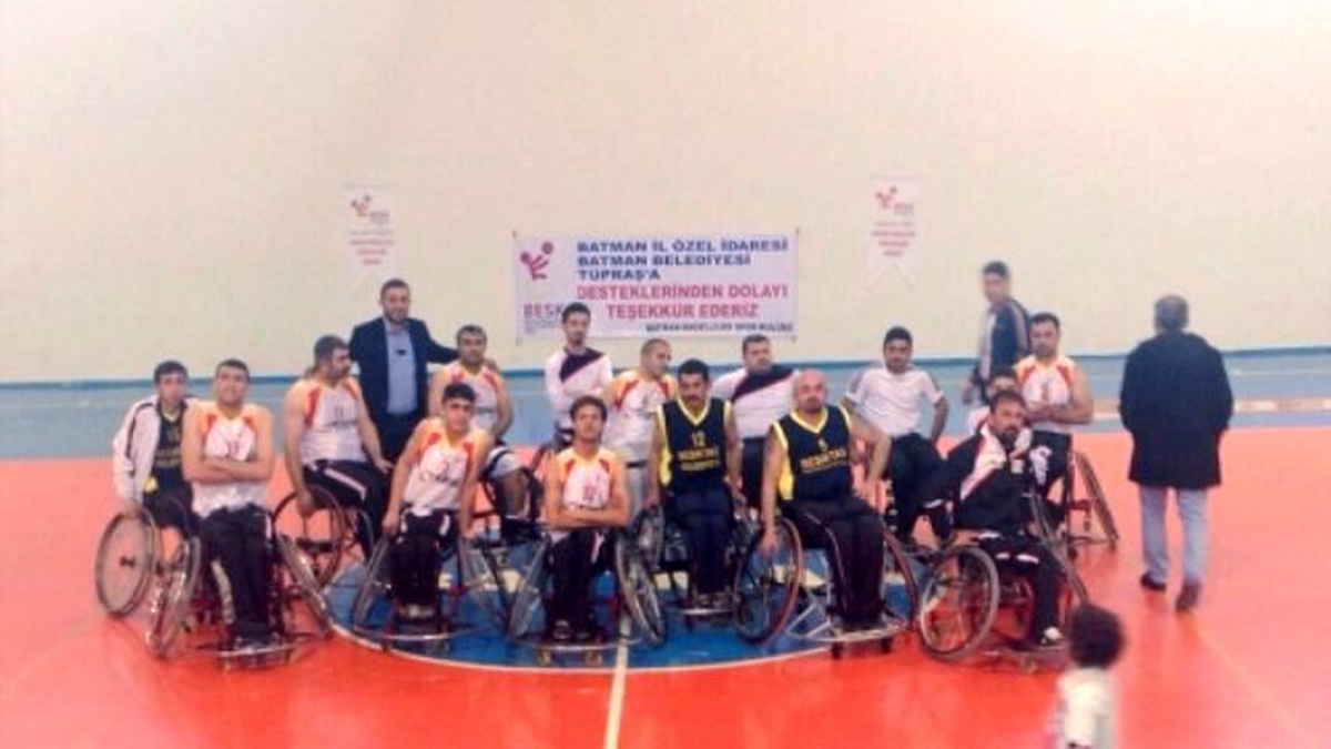 Batman Engelliler Basketbol Takımı, Hakkari Takımını Farkla Yendi