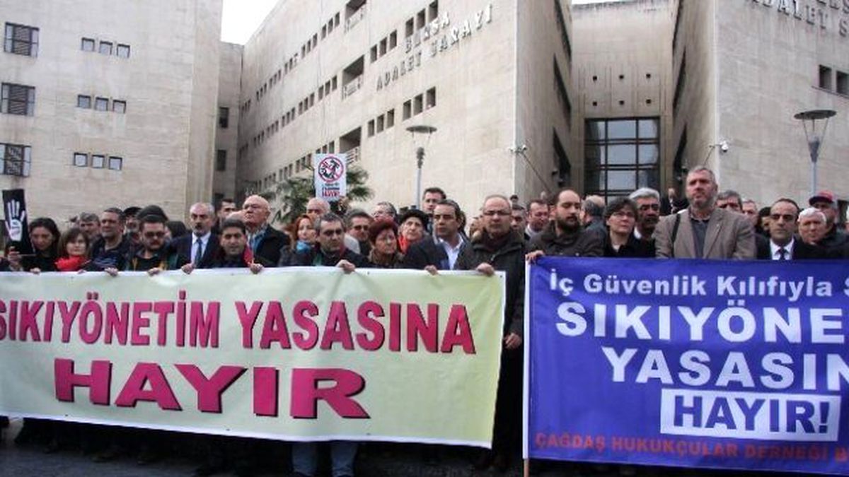 Bursa\'da İç Güvenlik Yasası Eylemi