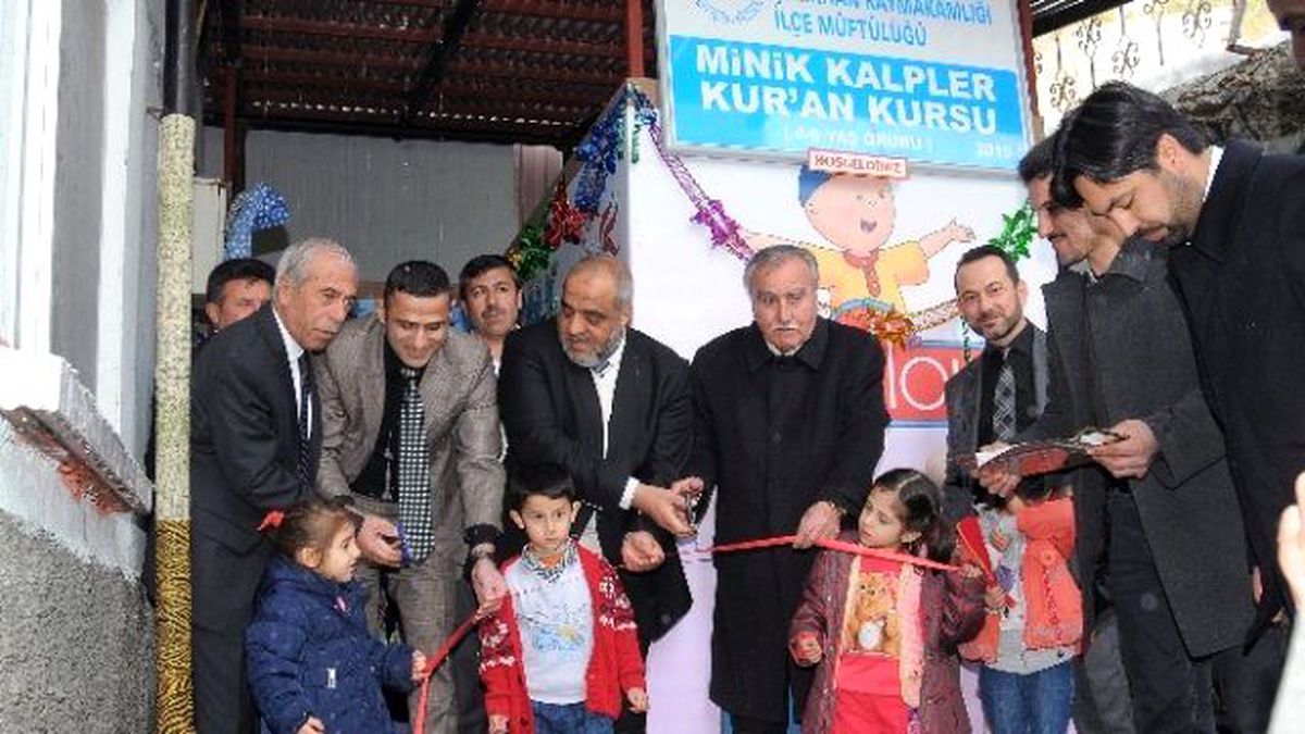 Çelikhan\'da Minik Kalpler Kuran Kursu Açıldı