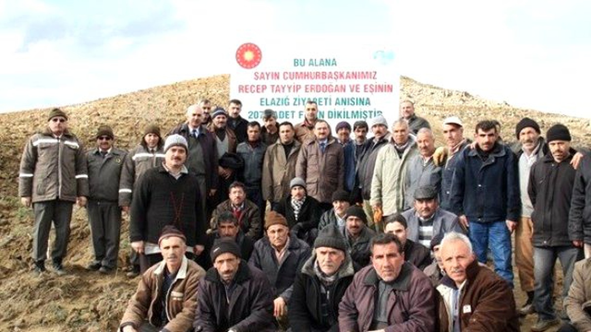 Cumhurbaşkanı Erdoğan İçin 2 Bin 71 Fidan Dikildi