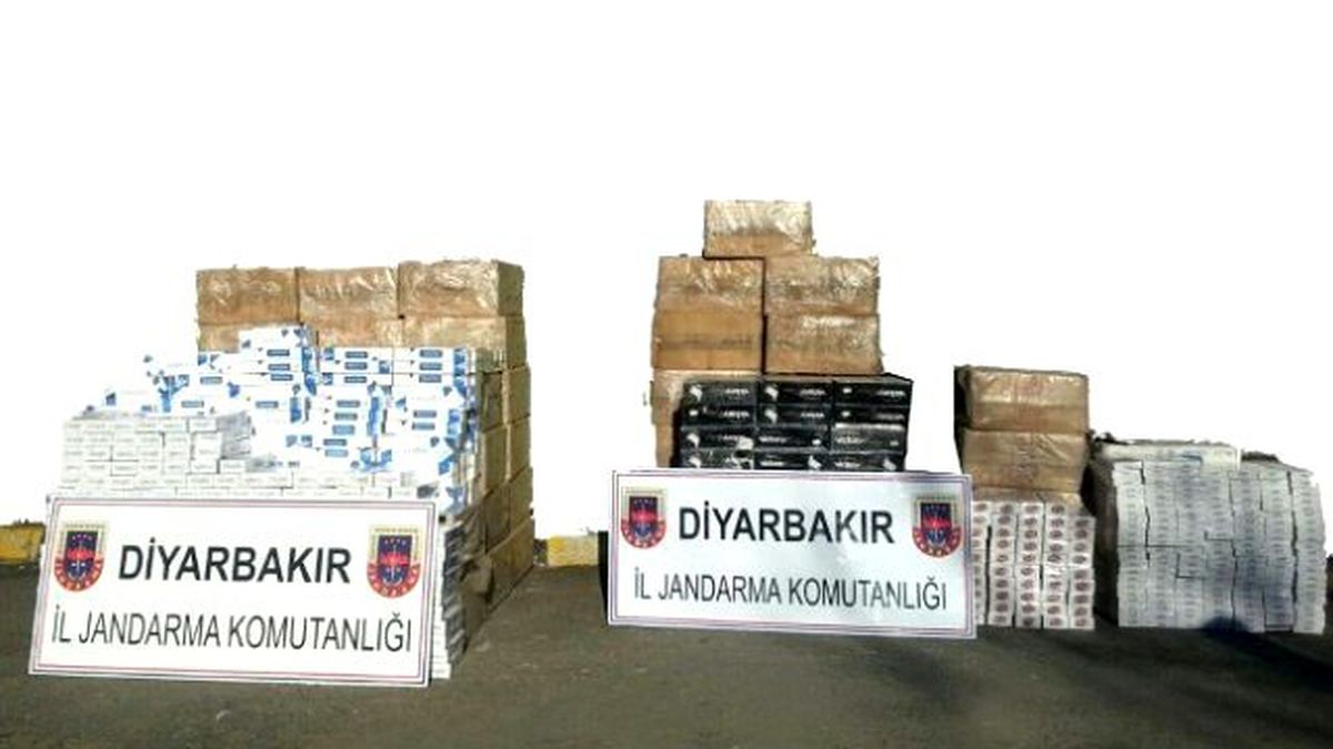 Diyarbakır\'da 39 Bin Paket Kaçak Sigara Ele Geçirildi
