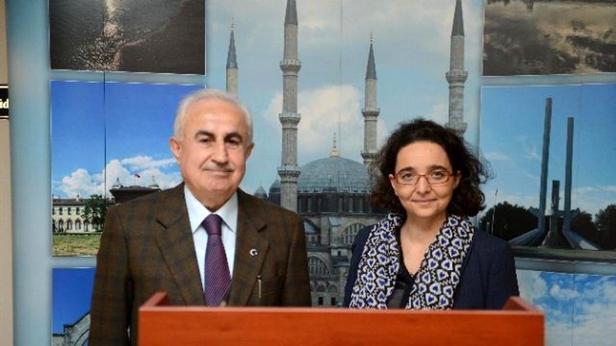 Fransa\'nın İstanbul Başkonsolosu Domenach\'tan Edirne Valisi Şahin\'e Ziyaret