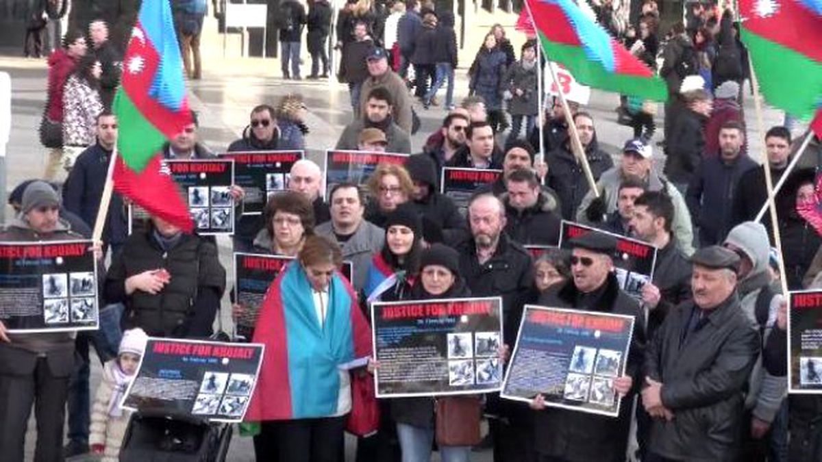 Hocalı Katliamı Almanya\'da Protesto Edildi