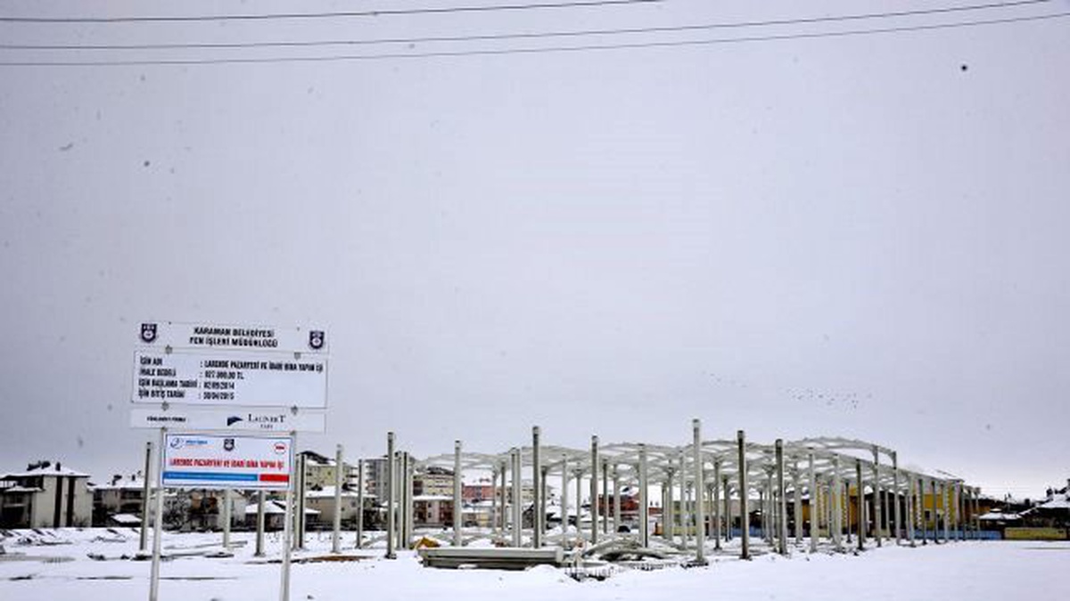 Larende Kapalı Pazarı Hızla Yükseliyor