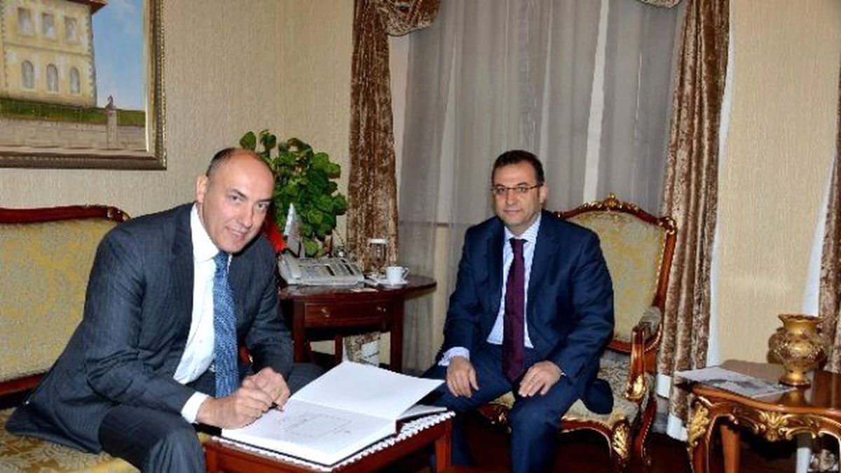 Litvanya\'nın Ankara Büyükelçisi Kudzmanas\'tan Vali Türker\'e Ziyaret