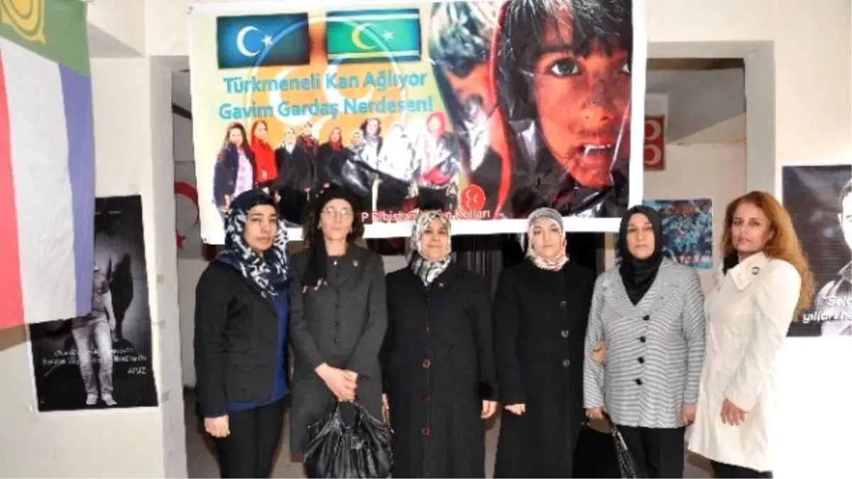 MHP Elbistan Kadın Kolları\'ndan Türkmenlere Gönül Köprüsü