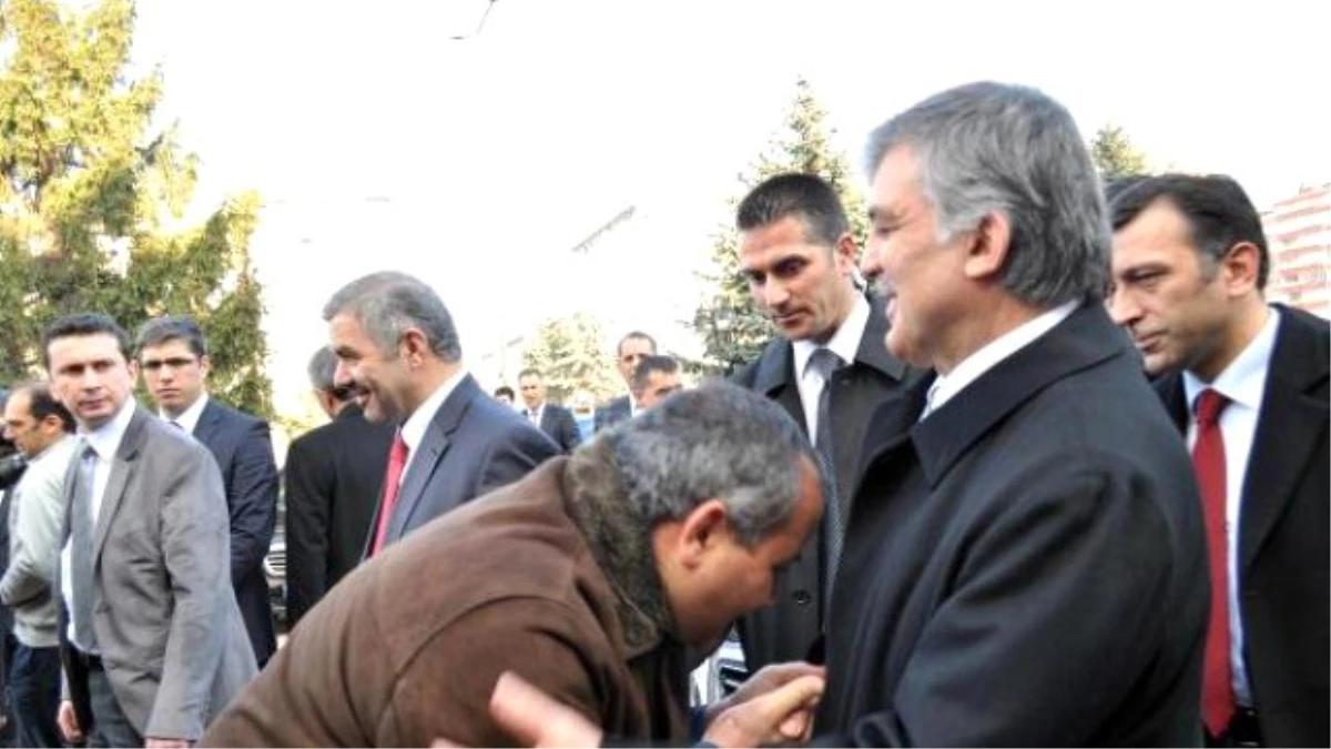 Abdullah Gül, Kayseri Belediye Başkanını Ziyaret Etti
