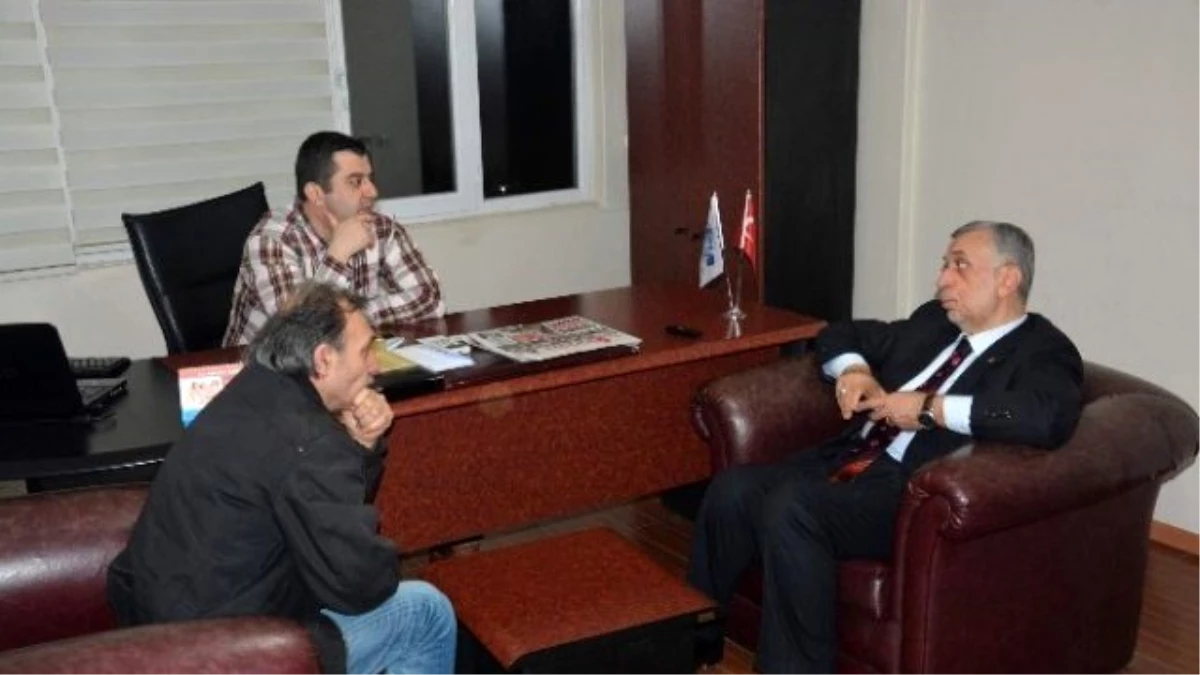 AK Parti Trabzon Milletvekili Aday Adayı Asım Aykan\'dan İha\'ya Ziyaret