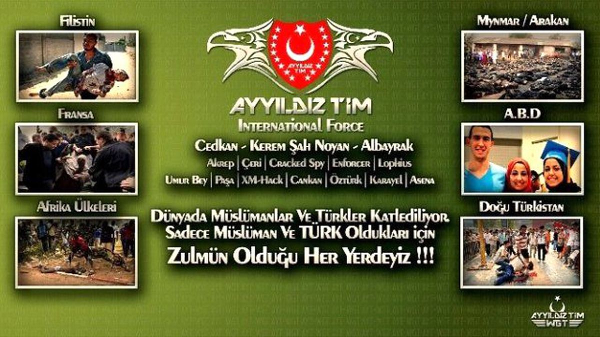 Ayyıldız Tim Onlarca Yabancı Siteyi Hackledi