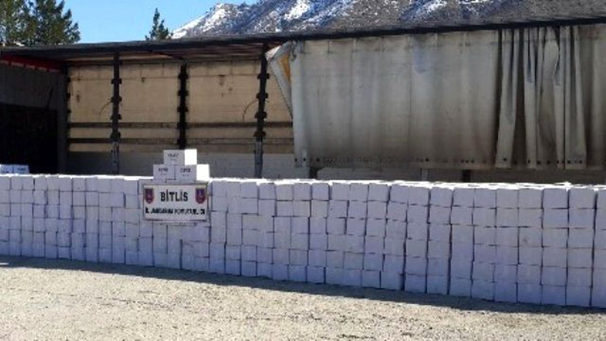 Bitlis\'te 1 Milyon TL Değerinde Kaçak Ceviz İçi Ele Geçirildi