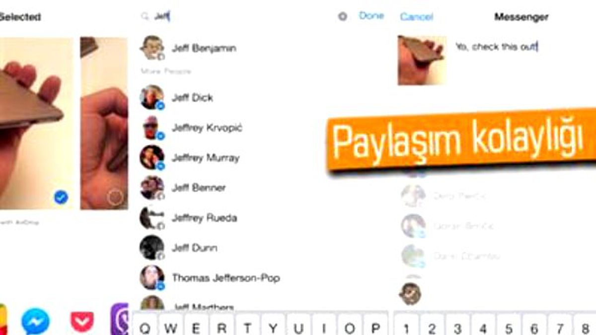 Facebook Messenger, İos İçin Güncellendi