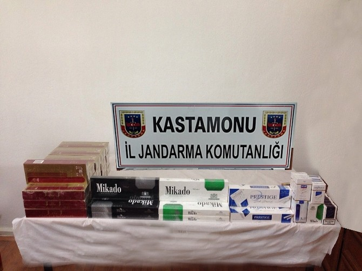 Jandarmadan Kaçak Sigara Operasyonu