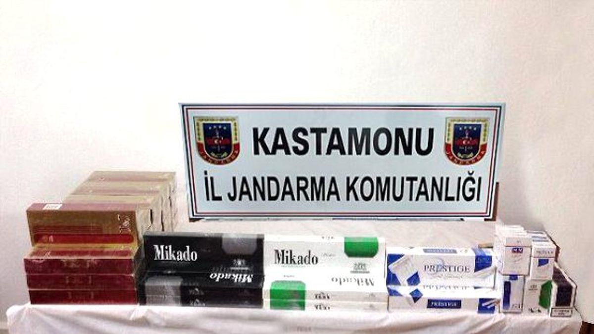 Kastamonu\'da Kaçak Sigara Ele Geçirildi