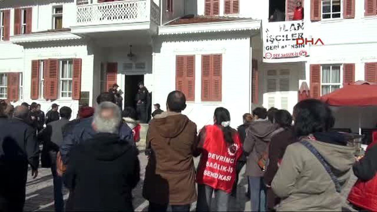 Maltepe Tıp Fakültesi Hastanesi\'nde Eylem Yapan İşçilere Gözaltı