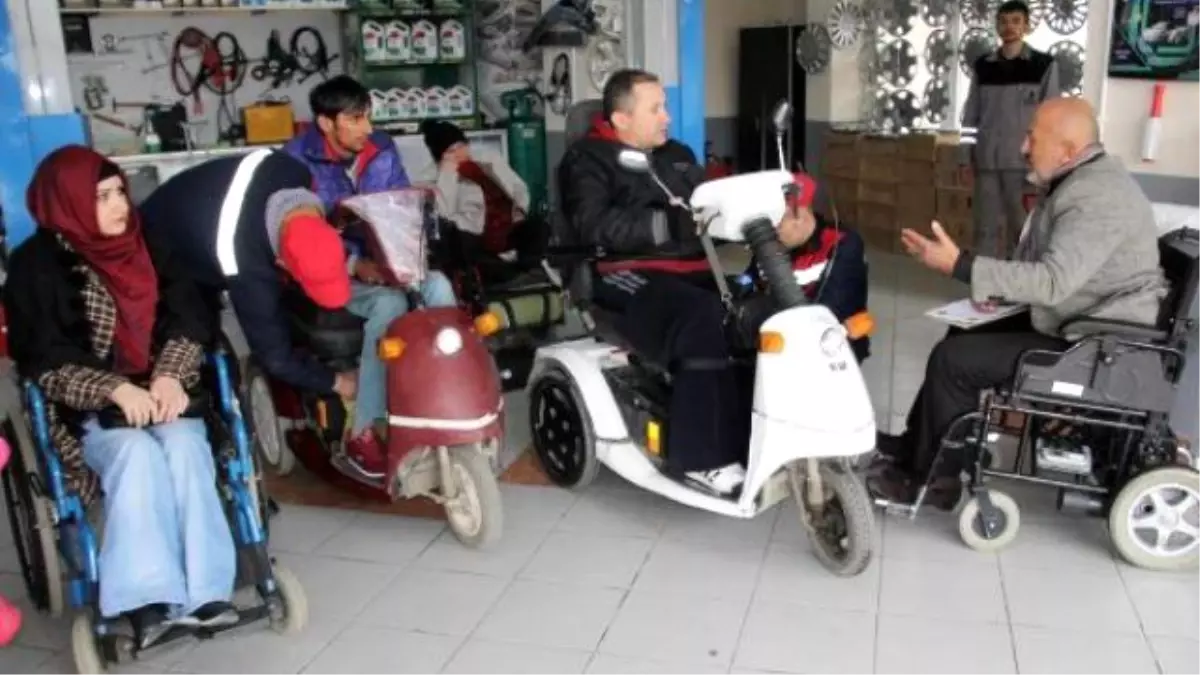 Ordu\'da Engelli Araçlarının Bakımını Yapan İşyeri Açtı