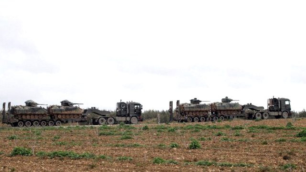 Şah Fırat Operasyonunda Kullanılan Tanklar Eşme\'ye Getirildi