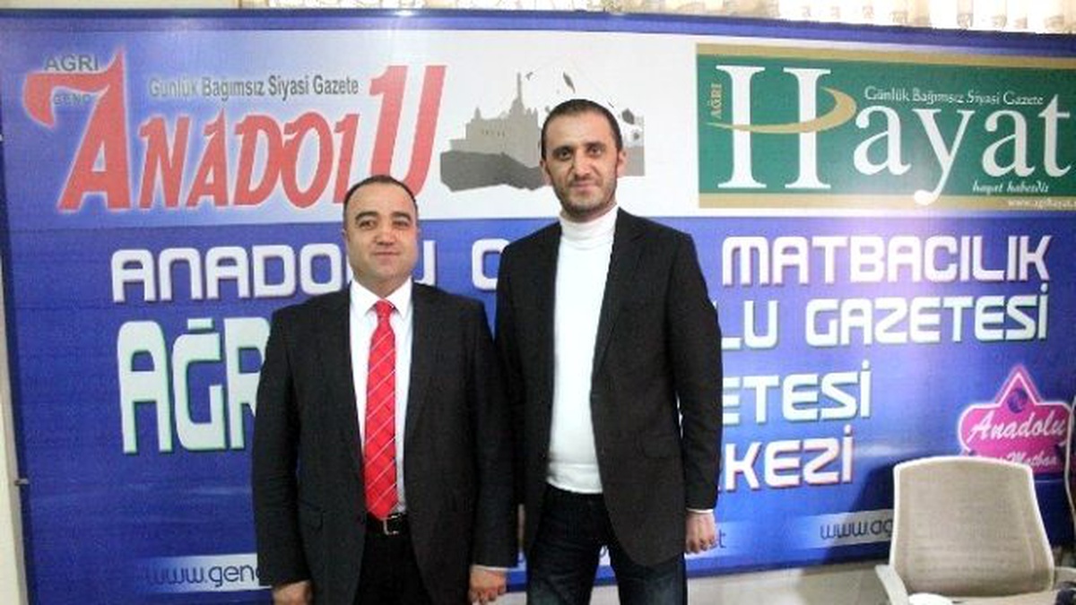 Ağrı Spor İl Müdürü Budak\'tan, İHA Temsilcisi Genç\'e Ziyaret