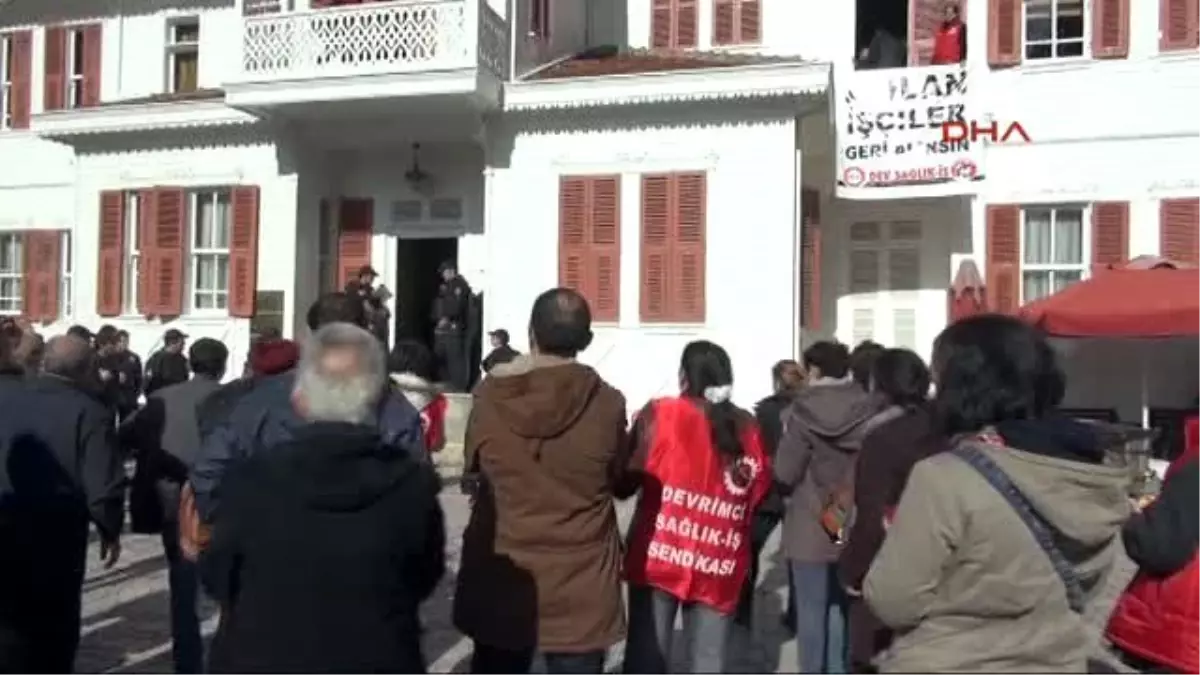 Trade Union General Secretary Detained At Protest İn Front Of Hospital